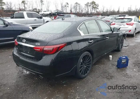 2018 Infiniti Q50 3.0T Luxe из США, поврежденный, VIN JN1EV7AR9JM439918